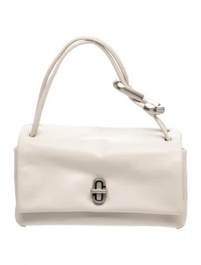 Pre-owned Marc Jacobs Leather Top Handle Bag In Neutral