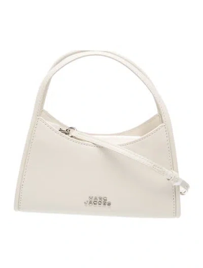 Pre-owned Marc Jacobs Leather Top Handle Bag In Neutral