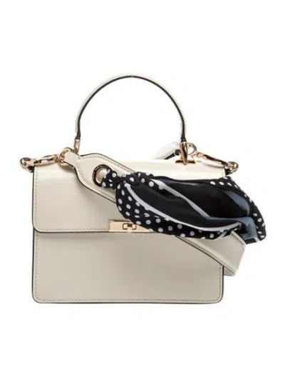 Pre-owned Marc Jacobs Leather Top Handle Bag In Neutrals