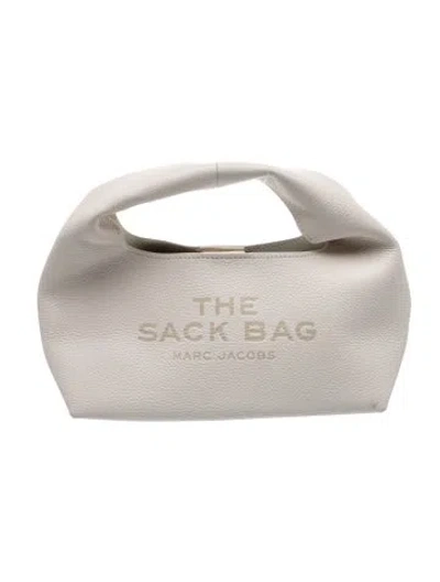Pre-owned Marc Jacobs Leather Top Handle Bag In Neutrals