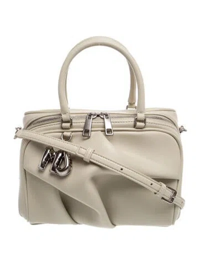 Pre-owned Marc Jacobs Leather Top Handle Bag In Neutrals