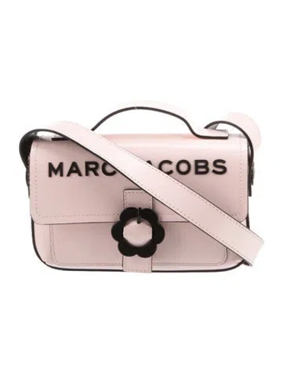 Pre-owned Marc Jacobs Leather Top Handle Bag In Pink