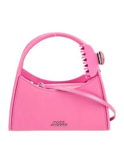 Pre-owned Marc Jacobs Leather Top Handle Bag In Pink