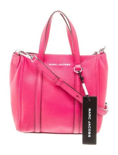 Pre-owned Marc Jacobs Leather Top Handle Bag In Pink