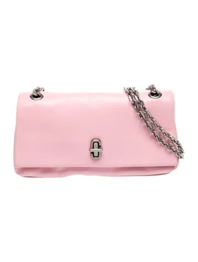 Pre-owned Marc Jacobs Leather Top Handle Bag In Pink