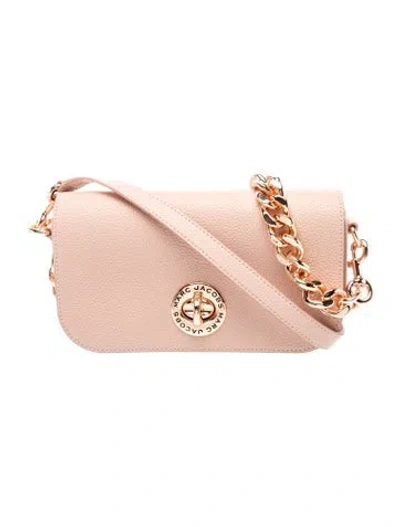 Pre-owned Marc Jacobs Leather Top Handle Bag In Pink