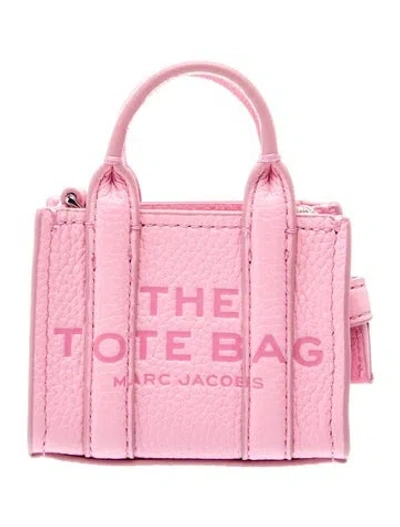 Pre-owned Marc Jacobs Leather Top Handle Bag In Pink