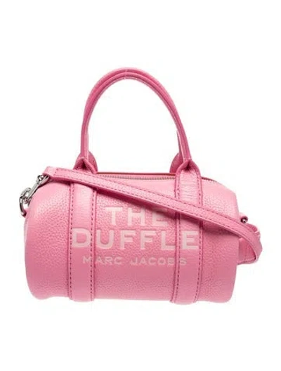 Pre-owned Marc Jacobs Leather Top Handle Bag In Pink