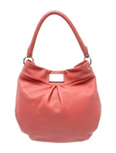 Pre-owned Marc Jacobs Leather Top Handle Bag In Red