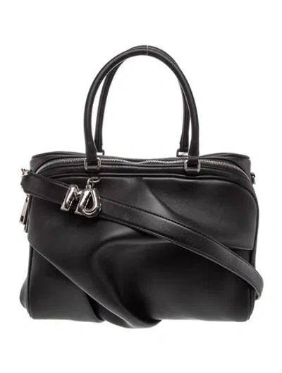 Pre-owned Marc Jacobs Leather Top Handle Bag W/ Tags In Black