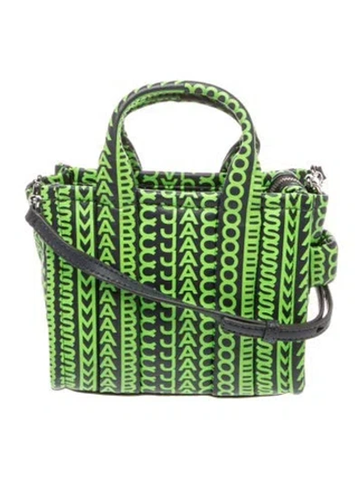 Pre-owned Marc Jacobs Leather Top Handle Bag W/ Tags In Green