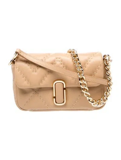 Pre-owned Marc Jacobs Leather Top Handle Bag W/ Tags In Neutral