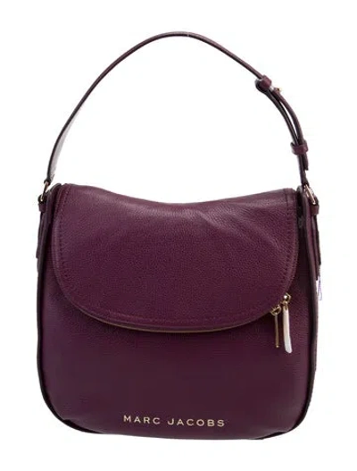 Pre-owned Marc Jacobs Leather Top Handle Bag W/ Tags In Purple