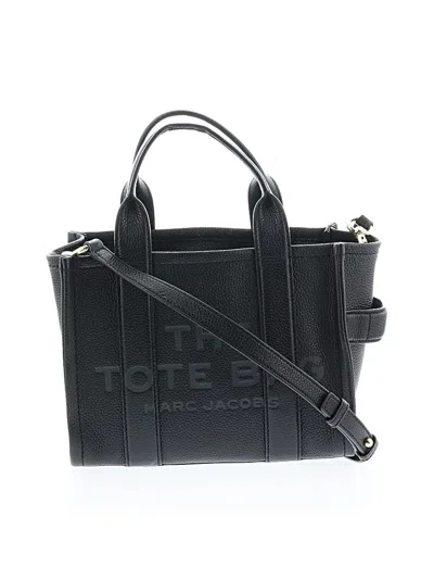 Pre-owned Marc Jacobs Leather Tote Bag In Black