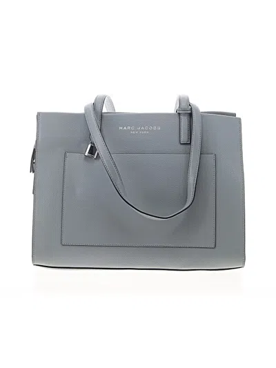 Pre-owned Marc Jacobs Leather Tote Bag In Gray