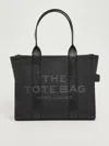 Marc Jacobs Leather Tote In Black