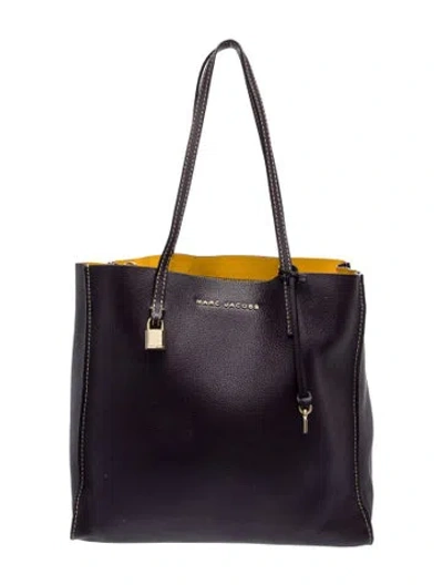 Pre-owned Marc Jacobs Leather Tote In Black