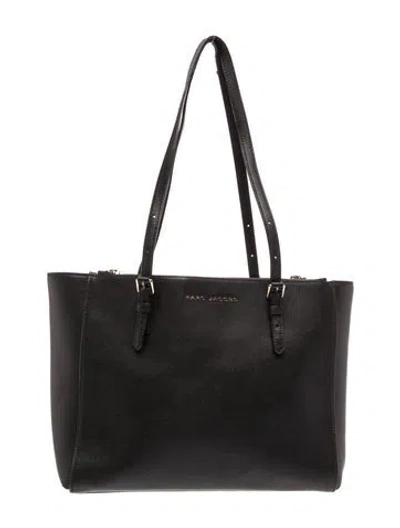 Pre-owned Marc Jacobs Leather Tote In Black