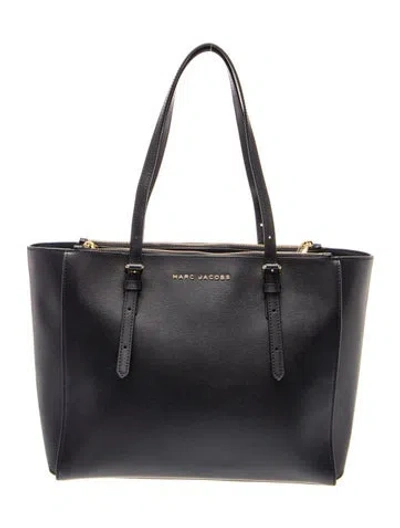 Pre-owned Marc Jacobs Leather Tote In Black