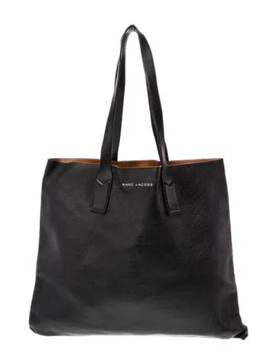 Pre-owned Marc Jacobs Leather Tote In Black