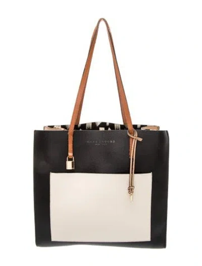 Pre-owned Marc Jacobs Leather Tote In Black