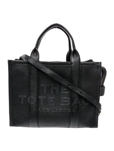 Pre-owned Marc Jacobs Leather Tote In Black