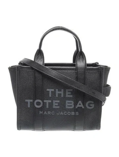Pre-owned Marc Jacobs Leather Tote In Black