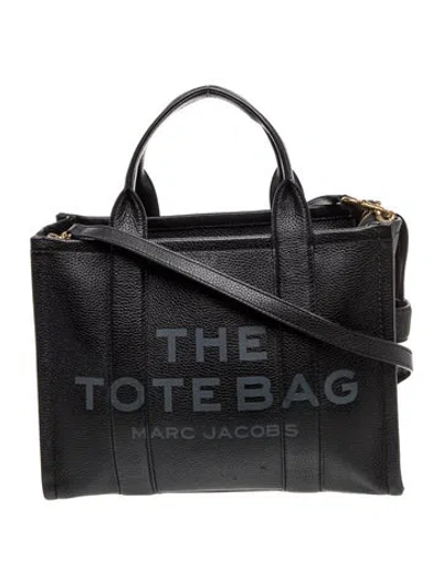 Pre-owned Marc Jacobs Leather Tote In Black