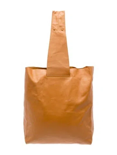 Pre-owned Marc Jacobs Leather Tote In Brown