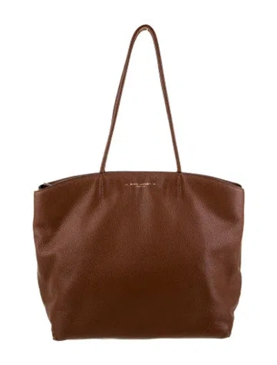 Pre-owned Marc Jacobs Leather Tote In Brown