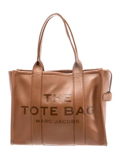 Pre-owned Marc Jacobs Leather Tote In Brown