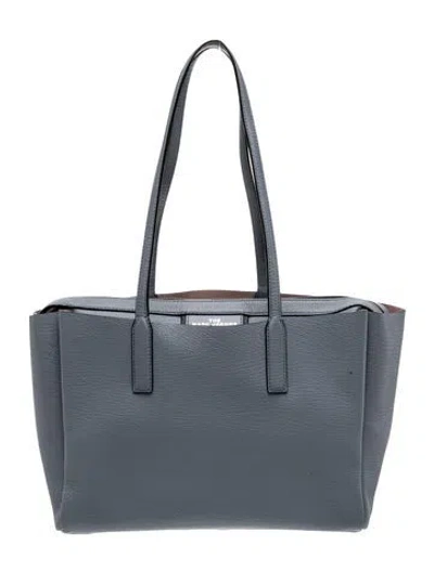 Pre-owned Marc Jacobs Leather Tote In Gray