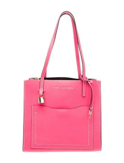 Pre-owned Marc Jacobs Leather Tote In Pink