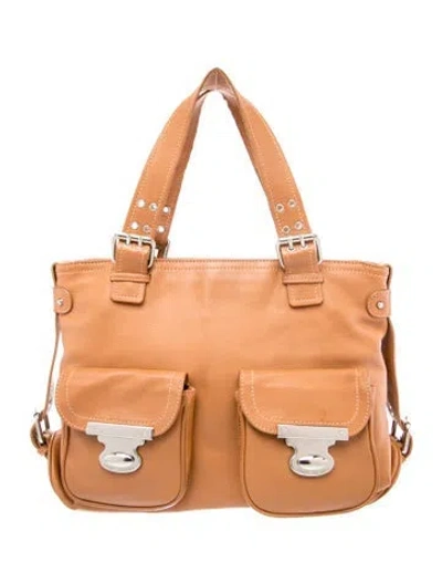 Pre-owned Marc Jacobs Leather Tote In Pink
