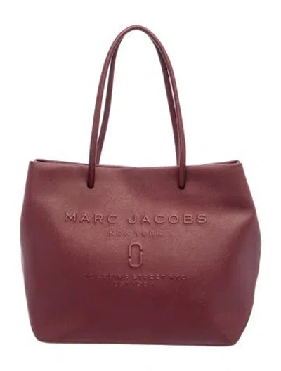 Pre-owned Marc Jacobs Leather Tote In Red