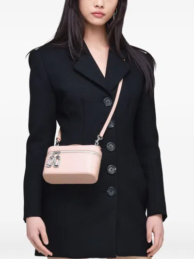 Marc Jacobs Leather Vanity Bag In Pink