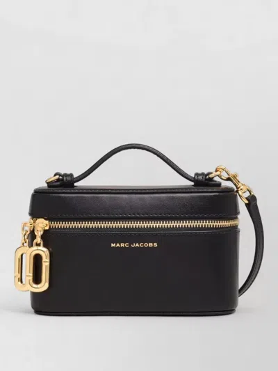 Marc Jacobs Leather Vanity Crossbody Bag Shoulder Strap In Black