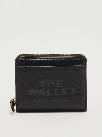 Marc Jacobs Leather Wallet In Black