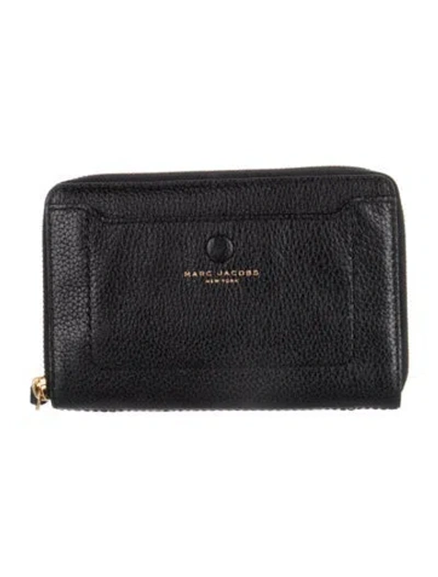 Pre-owned Marc Jacobs Leather Wallet In Black