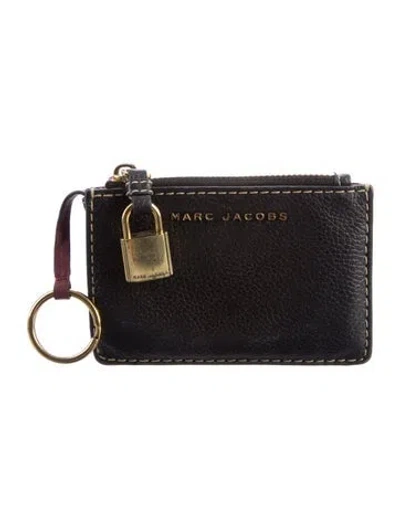Pre-owned Marc Jacobs Leather Wallet In Black