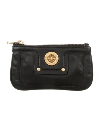 Pre-owned Marc Jacobs Leather Wallet In Black