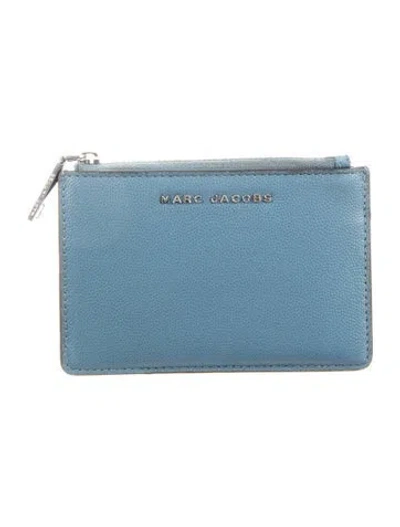 Pre-owned Marc Jacobs Leather Wallet In Blue