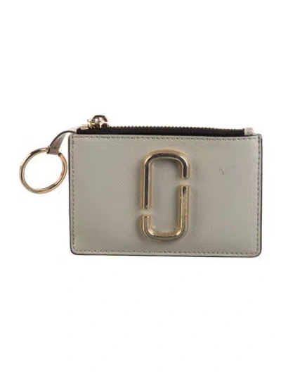 Pre-owned Marc Jacobs Leather Wallet In Neutral