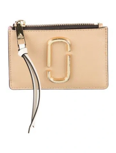 Pre-owned Marc Jacobs Leather Wallet In Neutral