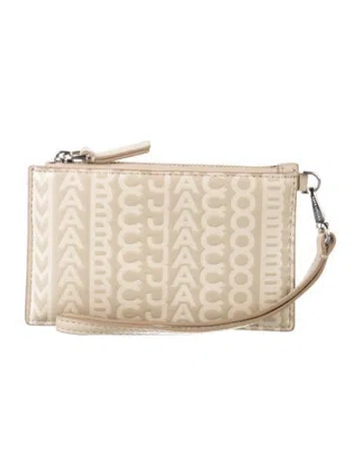 Pre-owned Marc Jacobs Leather Wallet In Neutral