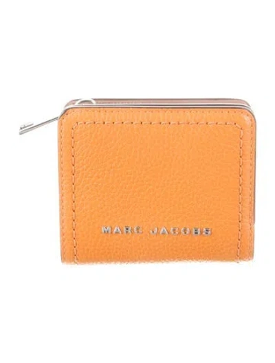Pre-owned Marc Jacobs Leather Wallet In Orange