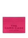 Marc Jacobs The Leather Raspberry Pink Card Case In Pink