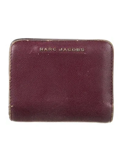 Pre-owned Marc Jacobs Leather Wallet In Purple