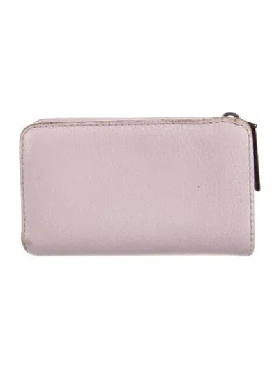 Pre-owned Marc Jacobs Leather Wallet In Purple