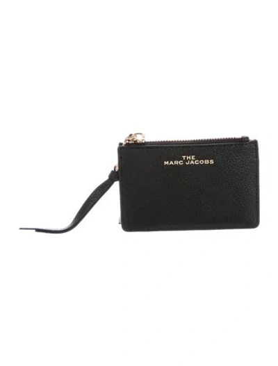 Pre-owned Marc Jacobs Leather Wallet W/ Tags In Black